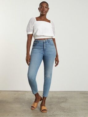 Everlane Light Wash High Rise Jeans 30